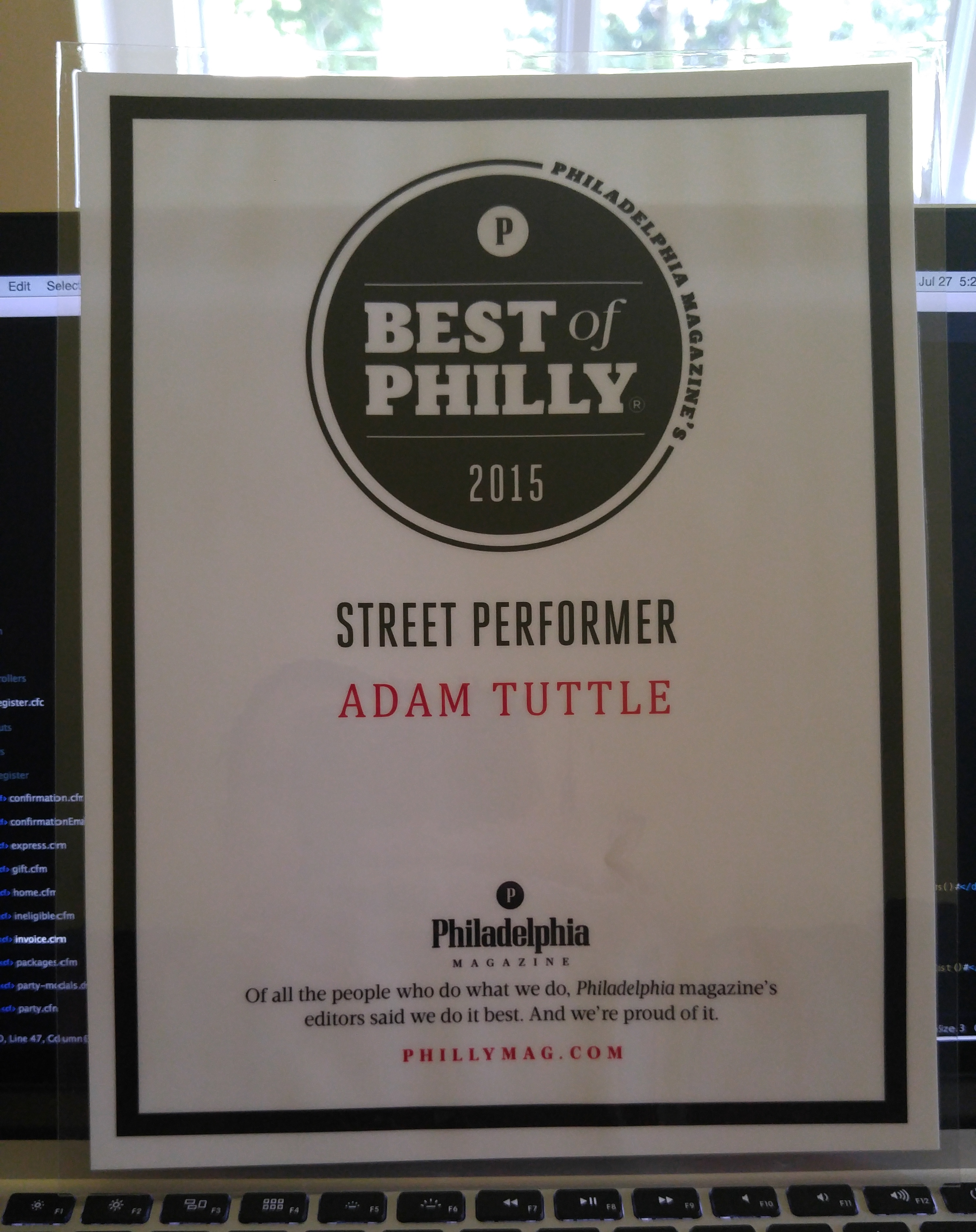 Philly's Best Street Performer: Adam Tuttle